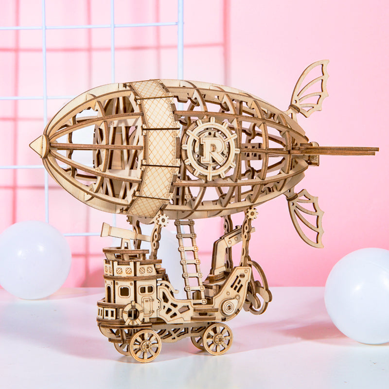 Rolife Airship Model 3D Wooden Puzzle