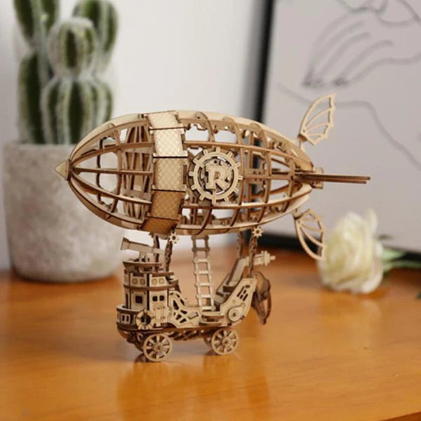 Rolife Airship Model 3D Wooden Puzzle