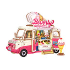 Rolife Beverly's Ice Cream Truck 3D Wooden Puzzle