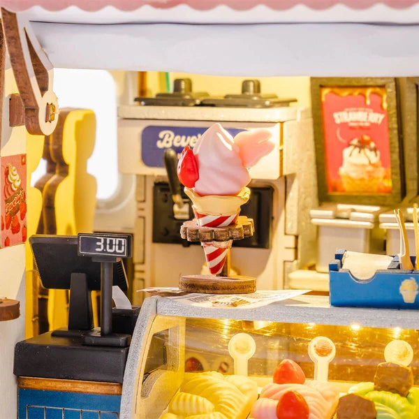 Rolife Beverly's Ice Cream Truck 3D Wooden Puzzle