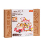 Rolife Beverly's Ice Cream Truck 3D Wooden Puzzle