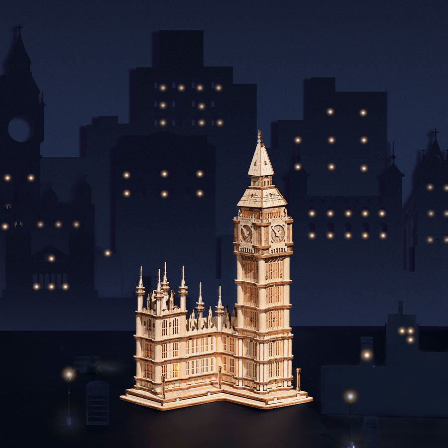 Rolife Big Ben with LED lights