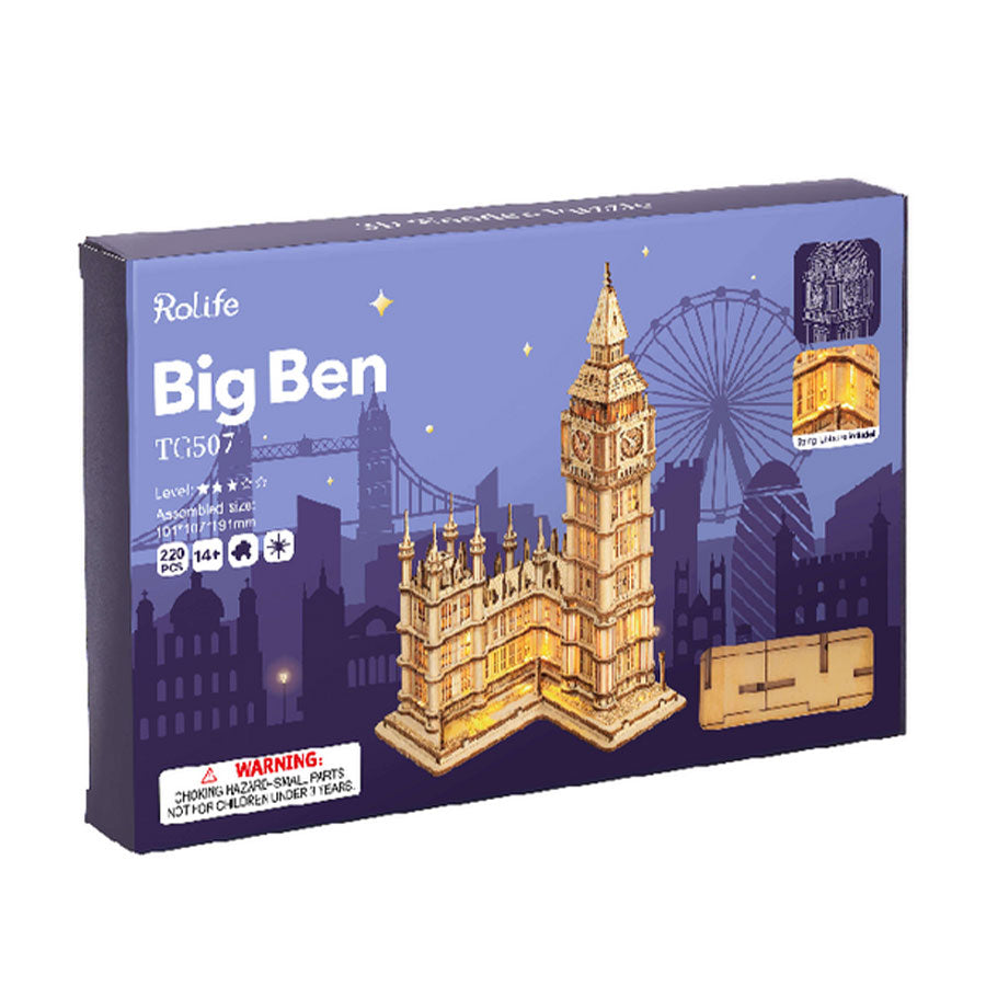 Rolife Big Ben with LED lights
