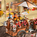 Rolife Blossom Cart 3D Wooden Puzzle