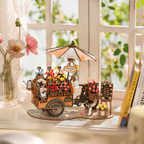 Rolife Blossom Cart 3D Wooden Puzzle