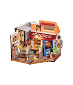 Rolife Corner Bookstore DIY Miniature House