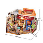 Rolife Corner Bookstore DIY Miniature House