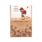 Rowood Wooden Flower 3D Puzzle Red Camelia