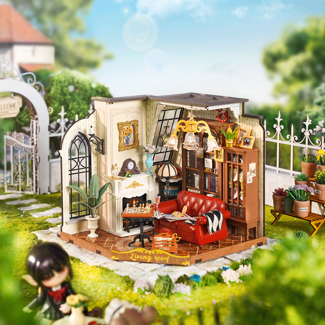 Rolife Catherine's Living Room DIY Miniature House