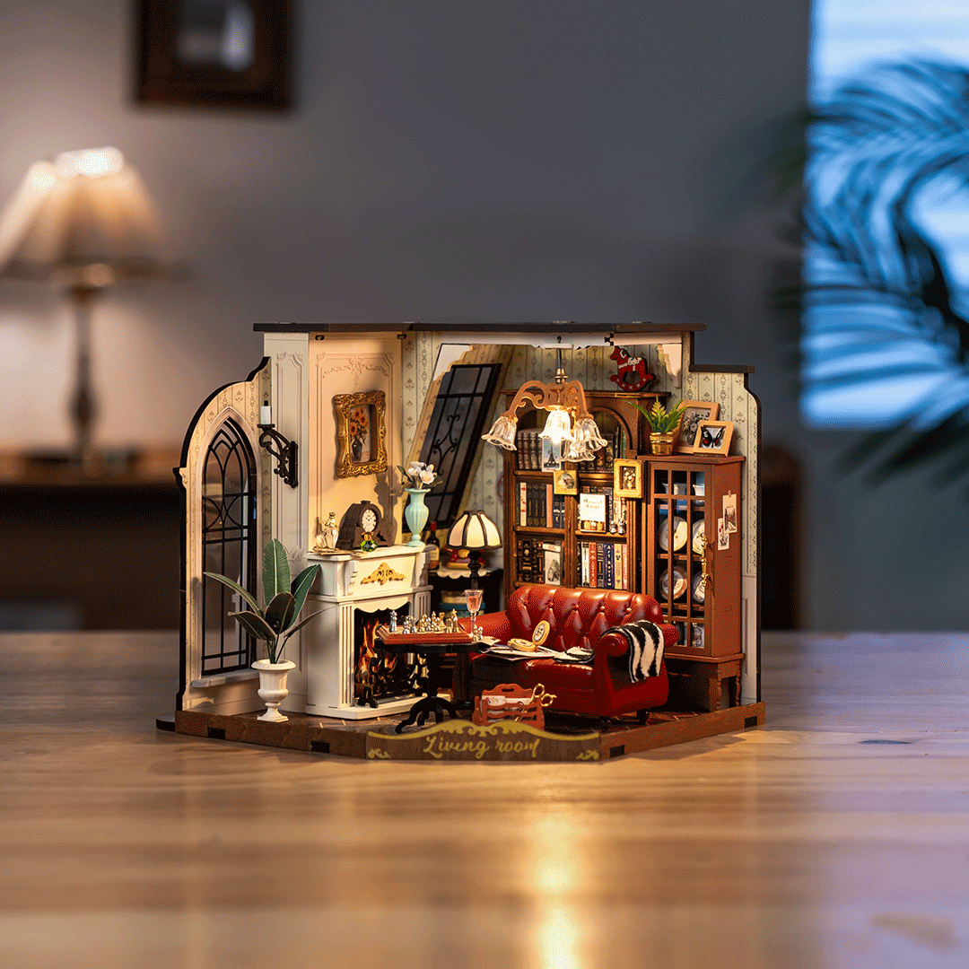 Rolife Catherine's Living Room DIY Miniature House