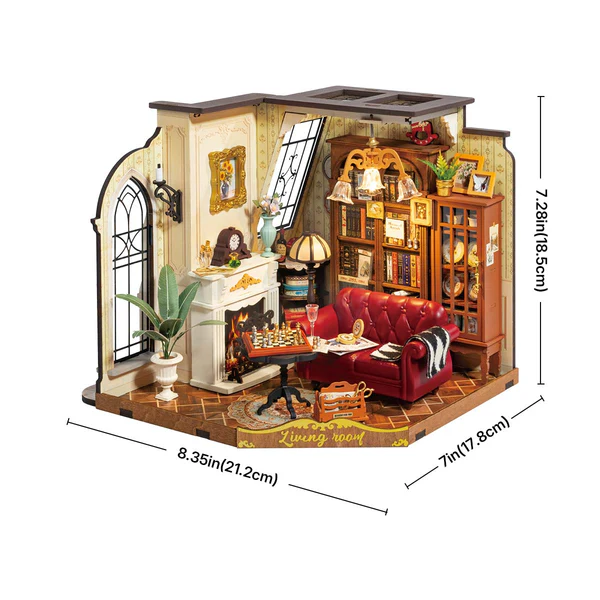 Rolife Catherine's Living Room DIY Miniature House