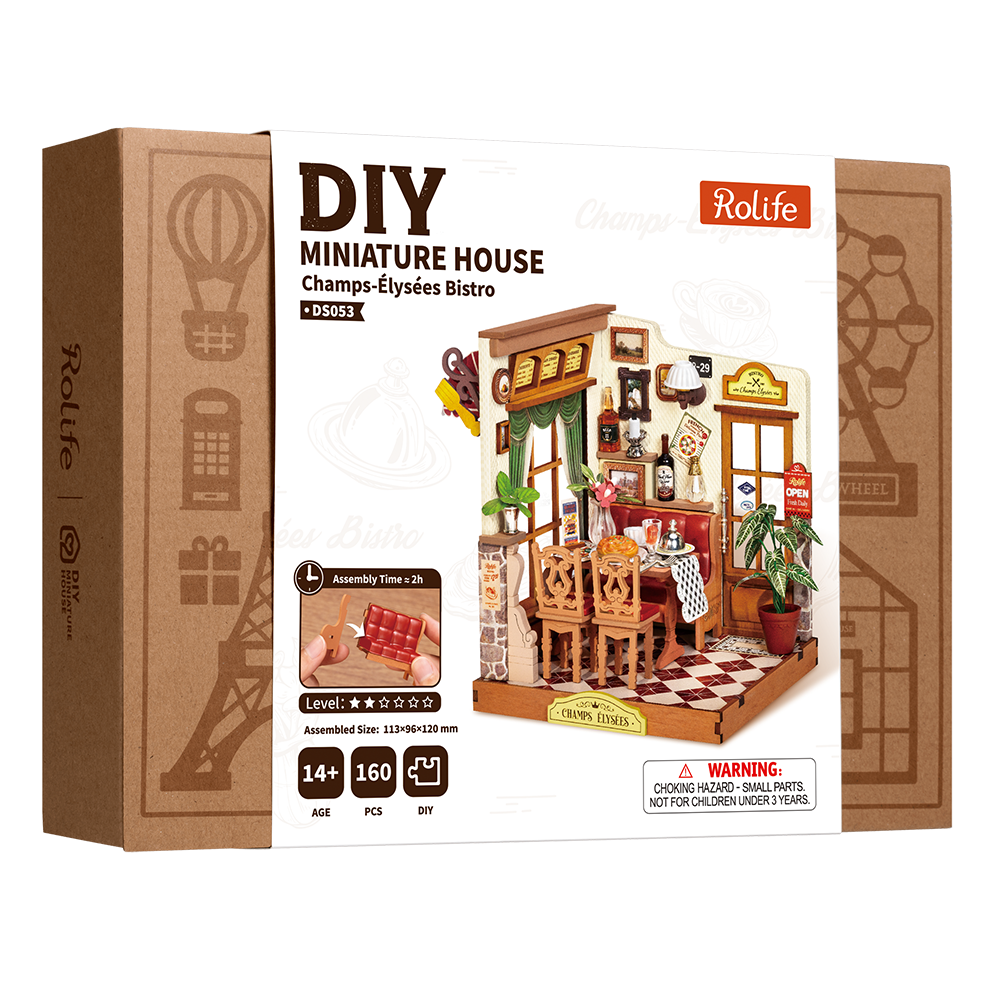 Rolife Champs-Élysées Bistro DIY Miniature House