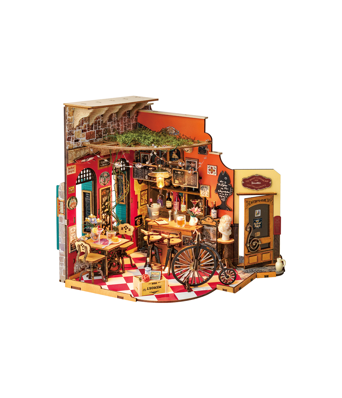 Rolife Cheers Bar & Dining DIY Miniature House
