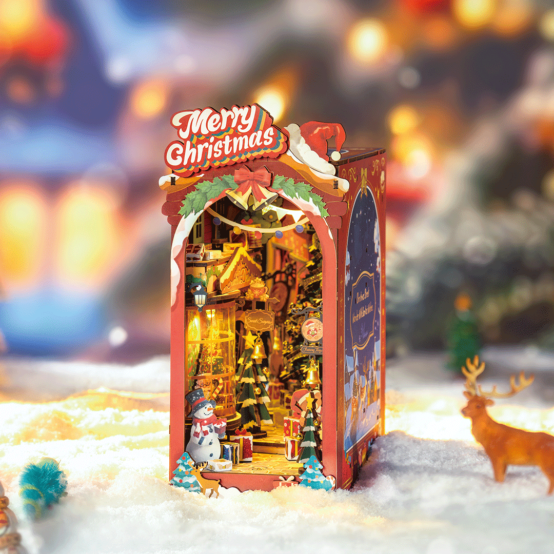 Rolife Christmas Street DIY Book Nook