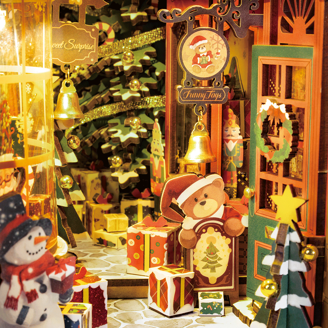 Rolife Christmas Street DIY Book Nook