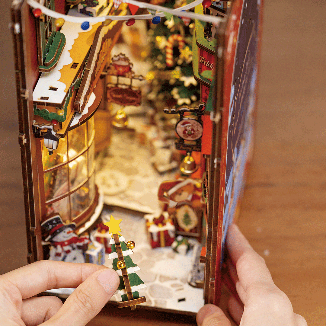 Rolife Christmas Street DIY Book Nook