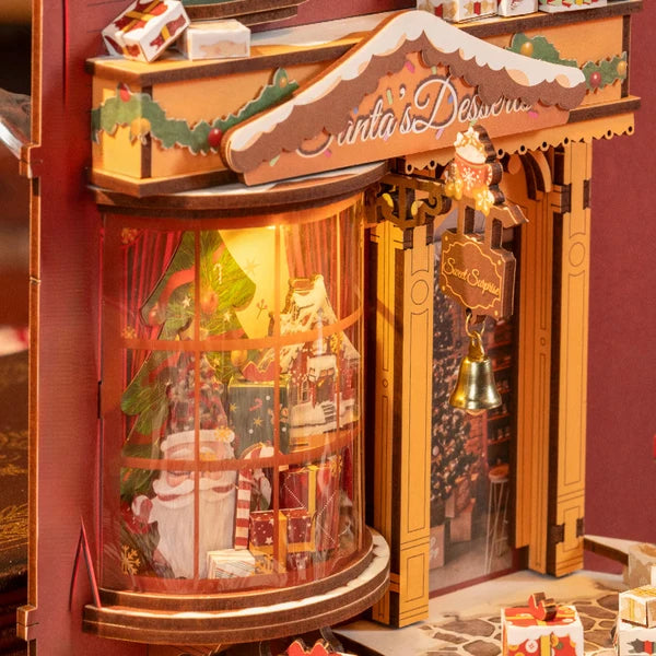 Rolife Christmas Street DIY Book Nook