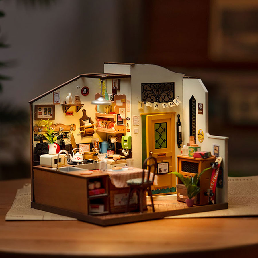 Rolife Cozy Kitchen DIY Miniature House