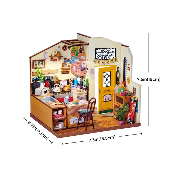 Rolife Cozy Kitchen DIY Miniature House