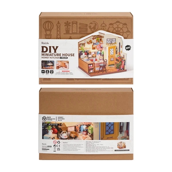 Rolife Cozy Kitchen DIY Miniature House