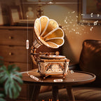 ROKR Diva Gramophone Music Box Wooden 3D Puzzle