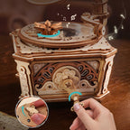 ROKR Diva Gramophone Music Box Wooden 3D Puzzle