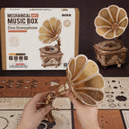 ROKR Diva Gramophone Music Box Wooden 3D Puzzle
