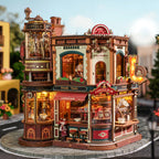 ROKR Dream Coffee Factory Music Box Wooden 3D Puzzle