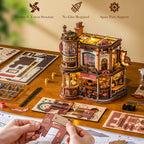 ROKR Dream Coffee Factory Music Box Wooden 3D Puzzle