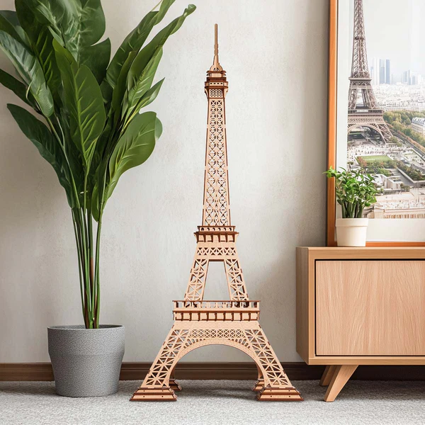 Rolife Eiffel Tower Plus 3D Wooden Puzzle