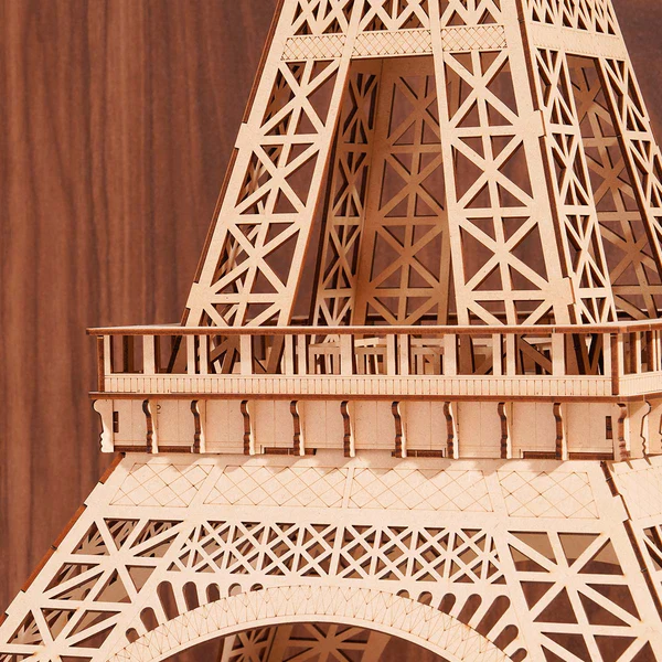 Rolife Eiffel Tower Plus 3D Wooden Puzzle