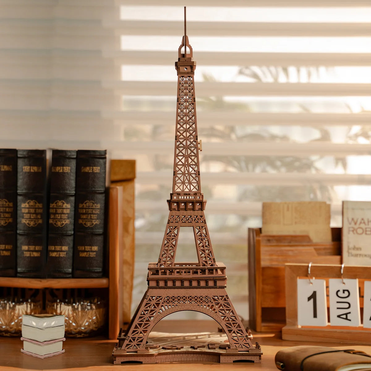 Rolife Night of the Eiffel Tower 3D Wooden Puzzle