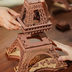 Rolife Night of the Eiffel Tower 3D Wooden Puzzle