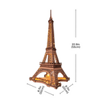 Rolife Night of the Eiffel Tower 3D Wooden Puzzle