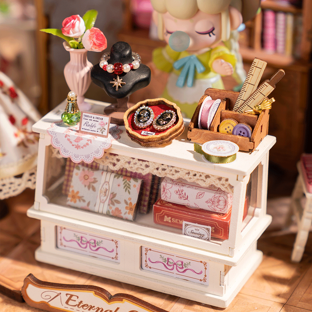 Rolife Elsa's Tailoring DIY Miniature House