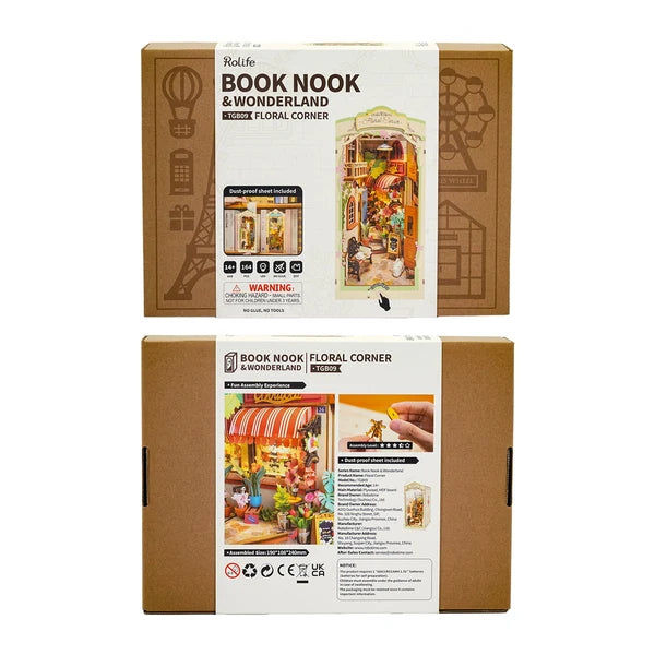 Rolife Floral Corner DIY Book Nook