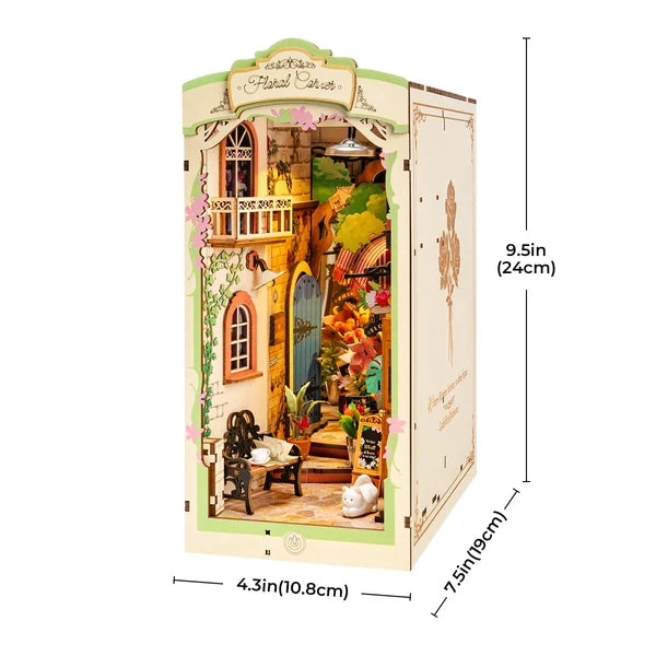 Rolife Floral Corner DIY Book Nook