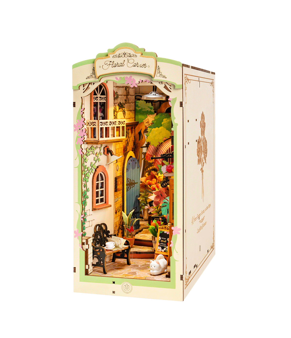 Rolife Floral Corner DIY Book Nook