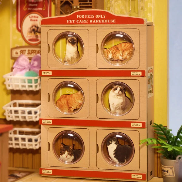 Rolife Fluffy Friends Store DIY Miniature House