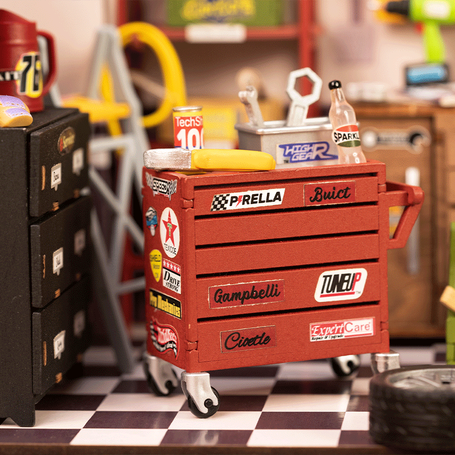 Rolife Garage Workshop DIY Miniature House