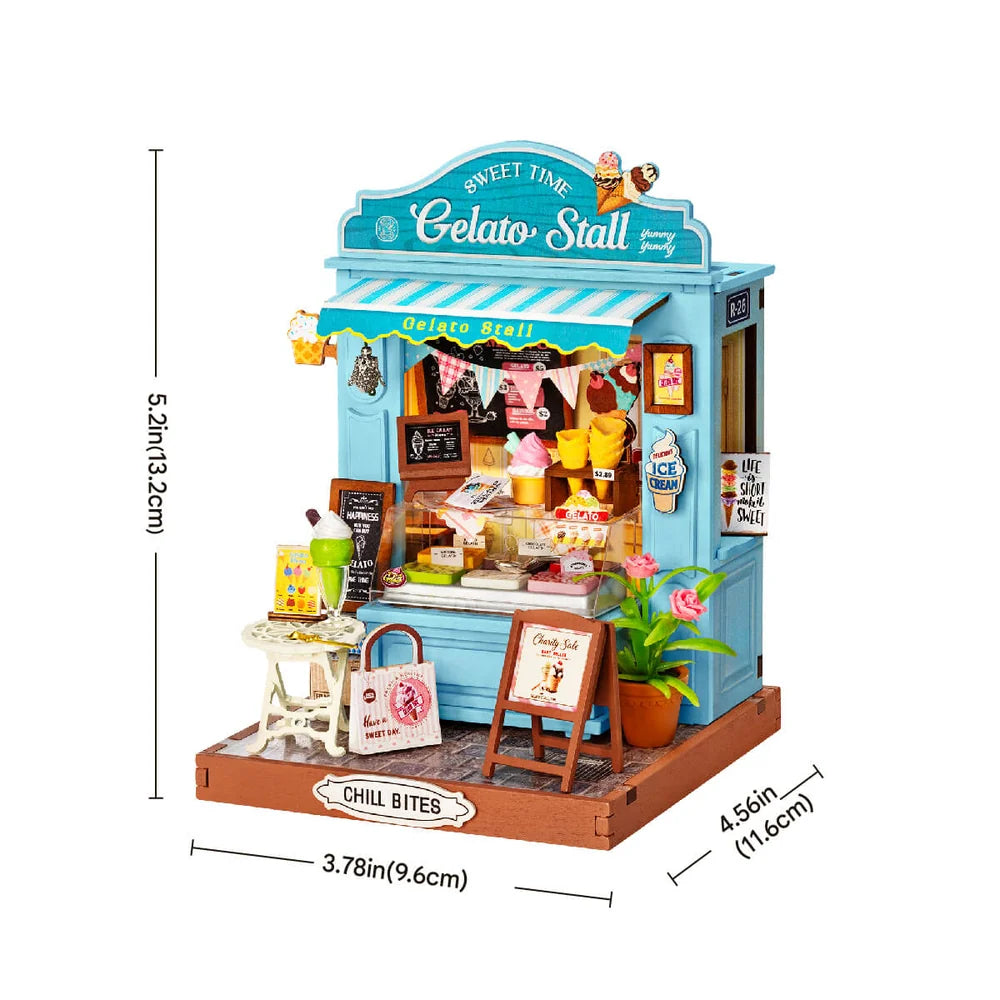 Rolife Gelato Stall DIY Miniature House