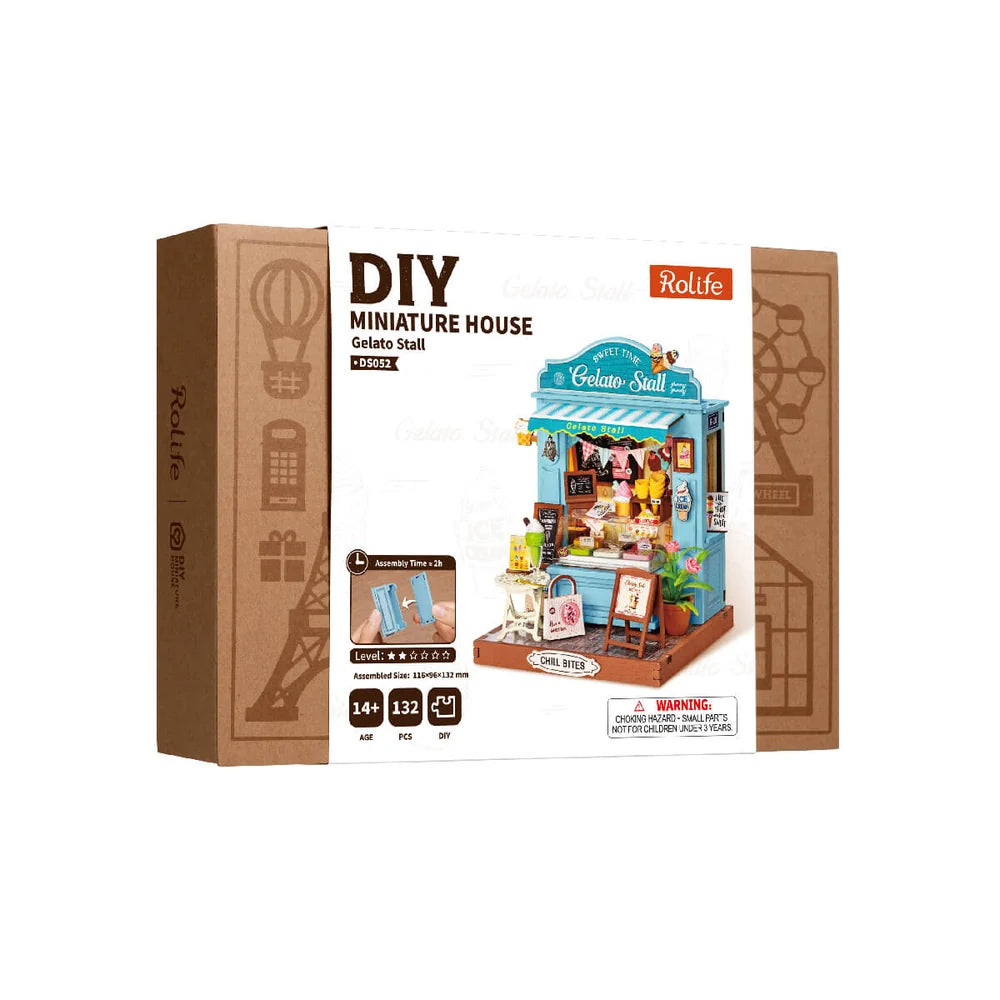 Rolife Gelato Stall DIY Miniature House
