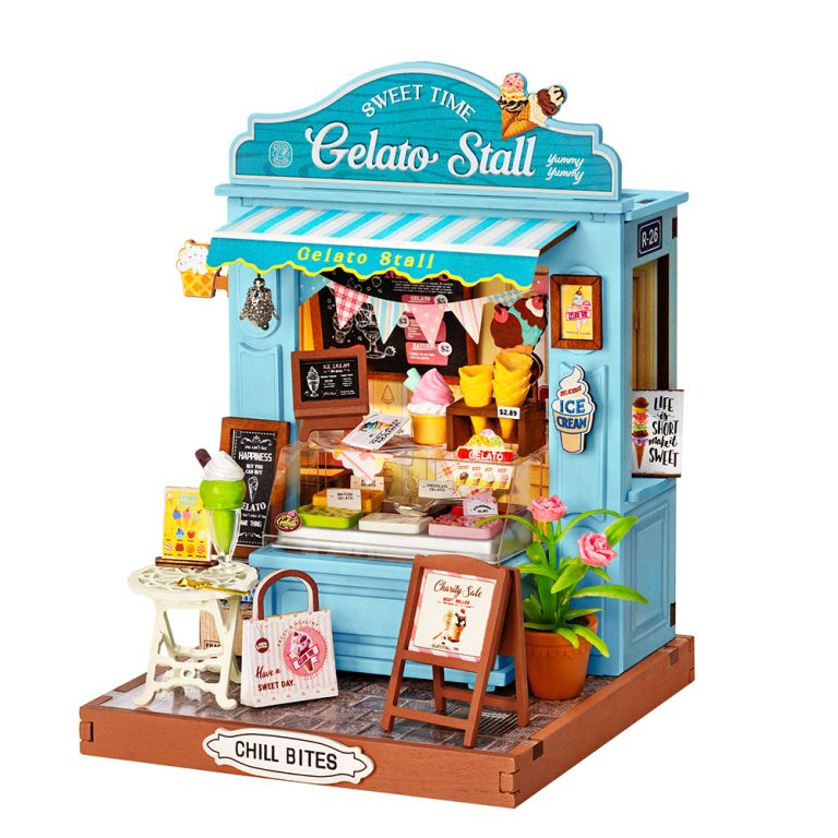 Rolife Gelato Stall DIY Miniature House