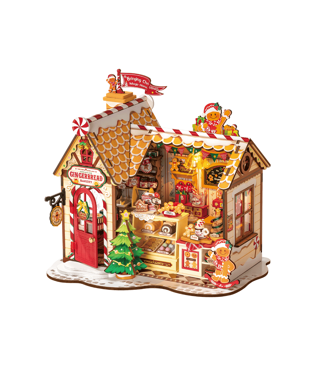 Rolife Gingerbread House DIY Miniature House