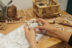 ROKR Classic Gramophone 3D Wooden Puzzle (Electric Version)