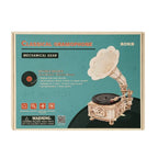 ROKR Classic Gramophone 3D Wooden Puzzle (Electric Version)
