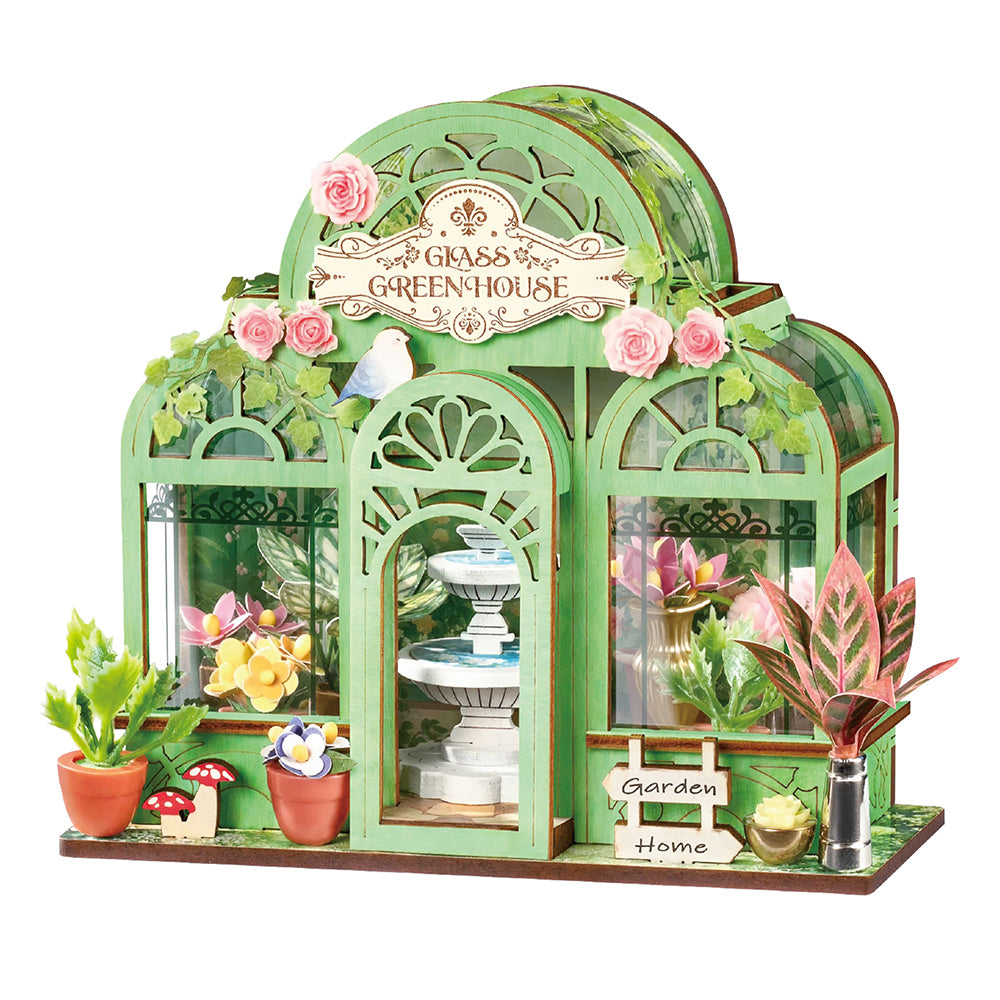Rolife Green Fountain Garden DIY Miniature House