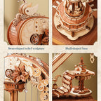 ROKR Magic Harp Music Box Wooden 3D Puzzle