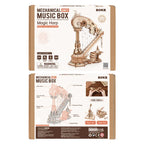 ROKR Magic Harp Music Box Wooden 3D Puzzle