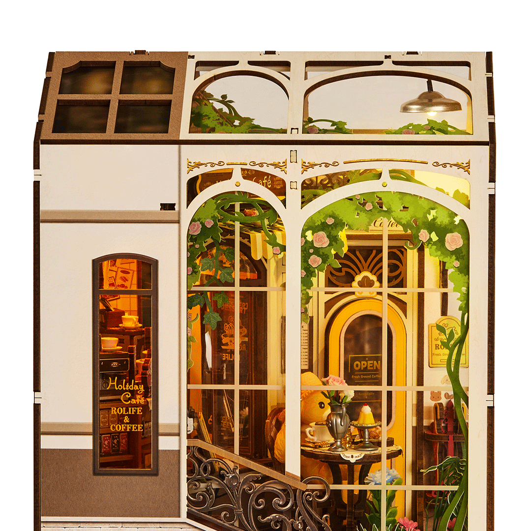 Rolife Holiday Cafe DIY Book Nook